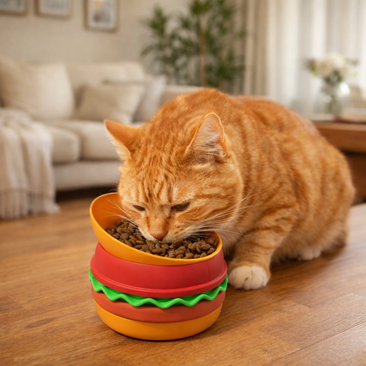 5-in-1 Multifunctional Pet Bowl – Slow Feeder, Licking Mat & Water Bowl