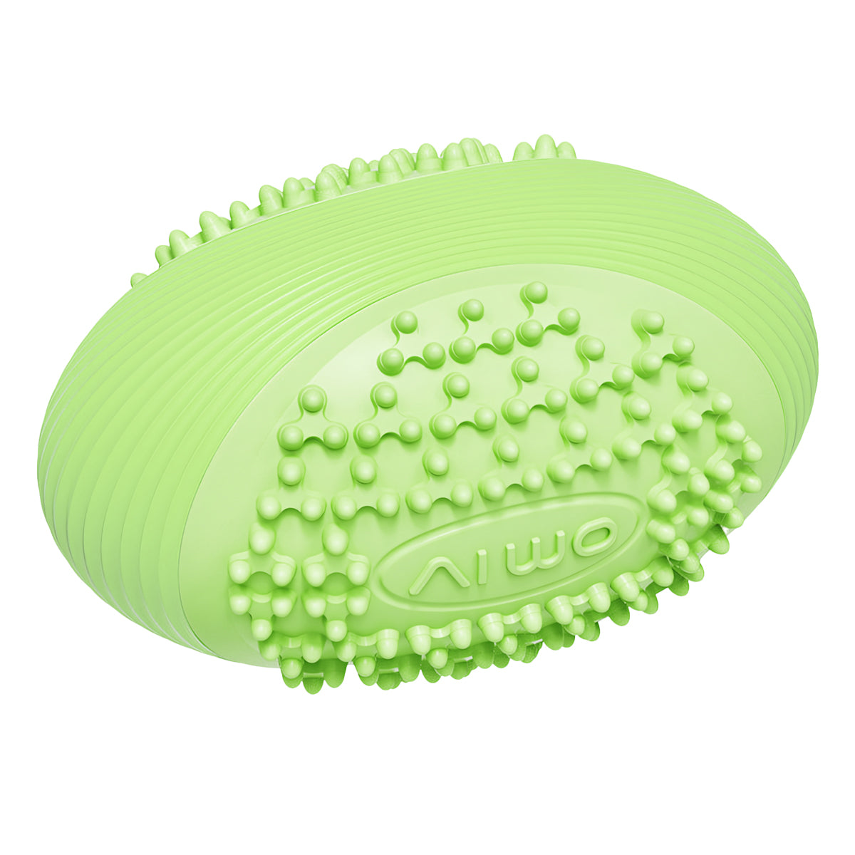 Pelota masticable con sonido de oliva para perros agresivos, juguete interactivo para buscar, material TPR, juguete para limpieza dental para perros pequeños, medianos y grandes, juguete para cachorros para interior y exterior.
