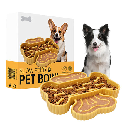 Slow Feeder Dog Bowl – Prevent Fast Eating & Improve Digestion