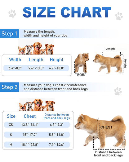 Dog Wheelchair for Hind Legs – Lightweight & Adjustable (XS)