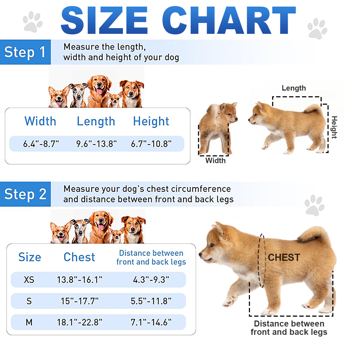 Dog Wheelchair for Hind Legs – Lightweight & Adjustable (XS)