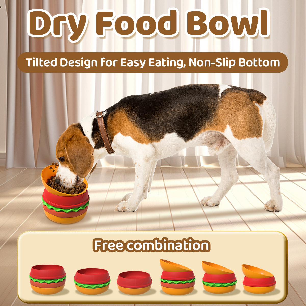 5-in-1 Multifunctional Pet Bowl – Slow Feeder, Licking Mat & Water Bowl