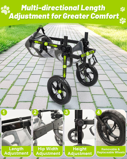 Rear Leg Wheelchair for Large Dogs – Restore Mobility & Freedom