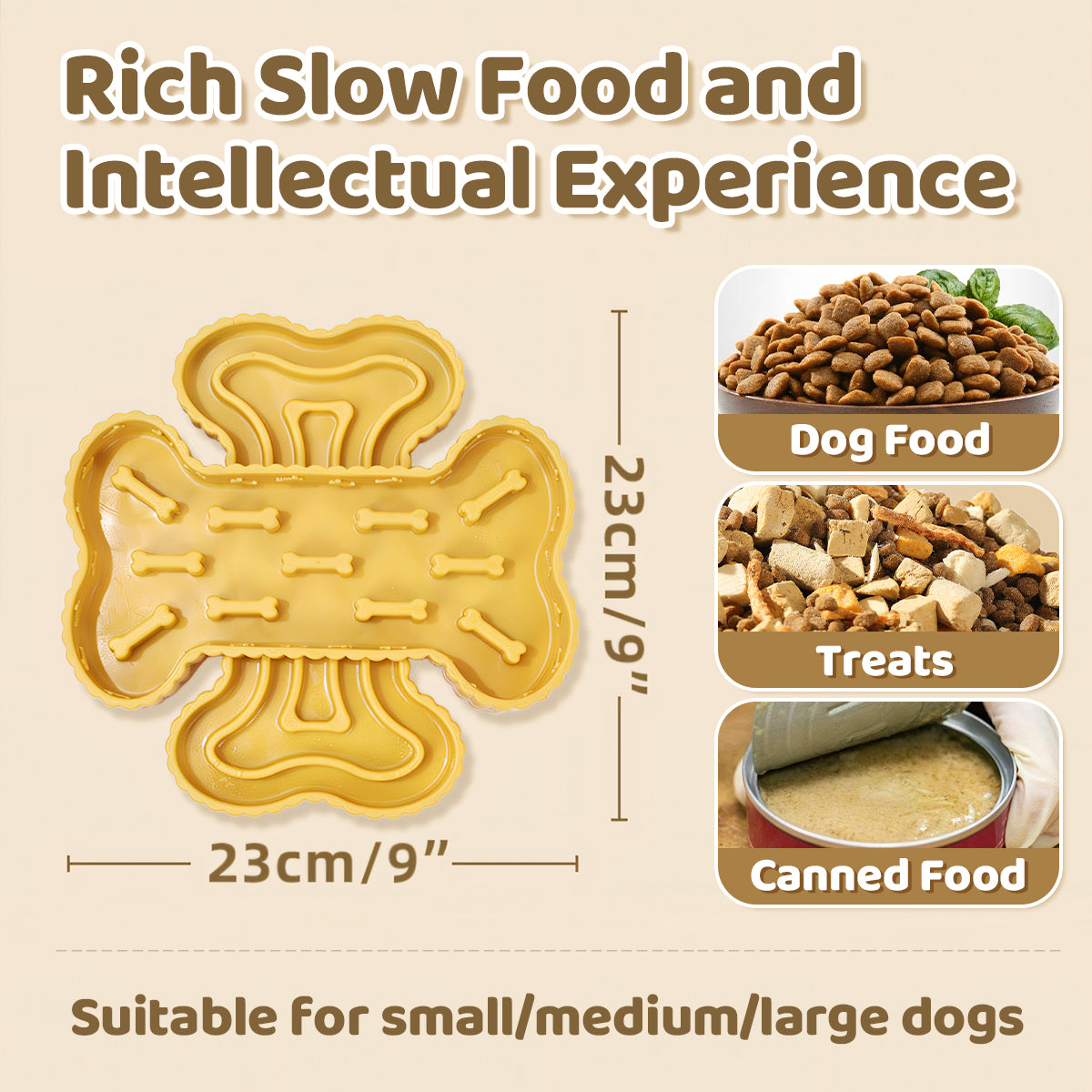 Slow Feeder Dog Bowl – Prevent Fast Eating & Improve Digestion