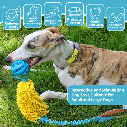 Dog Tug of War Toy – Interactive Chew & Teeth Cleaning Toy