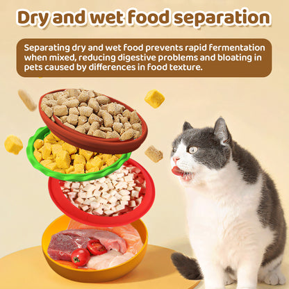 5-in-1 Multifunctional Pet Bowl – Slow Feeder, Licking Mat & Water Bowl