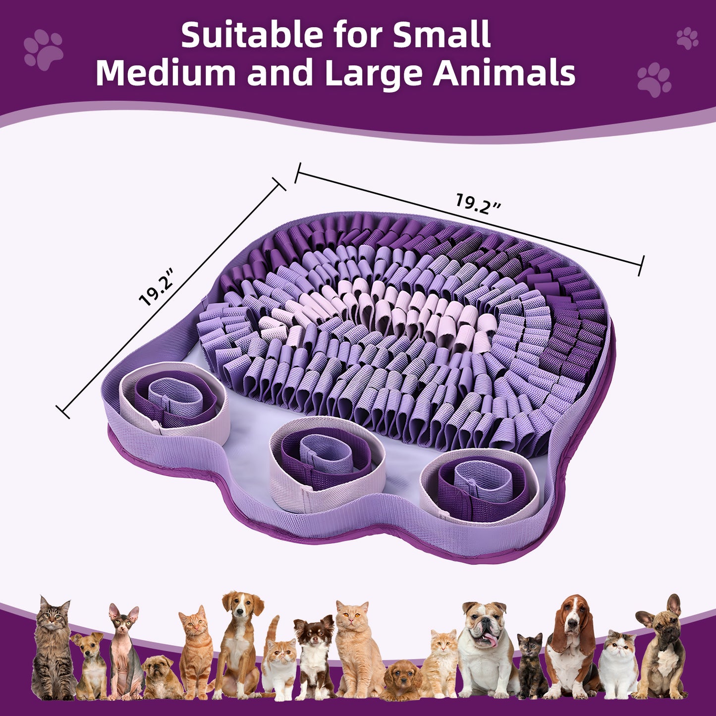 Snuffle Mat for Dogs Interactive Feeding & Stress Relief