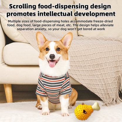 Dog Treat Dispenser Chew Toy – Squeaky, Interactive & Slow Feeding