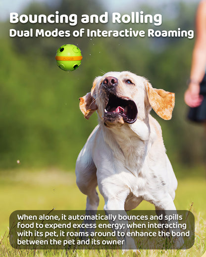 Interactive Dog Treat Dispenser Ball – Bite Resistant & Slow Feeding