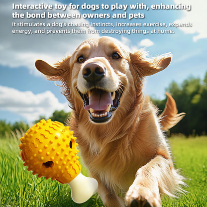 Dog Treat Dispenser Chew Toy – Squeaky, Interactive & Slow Feeding