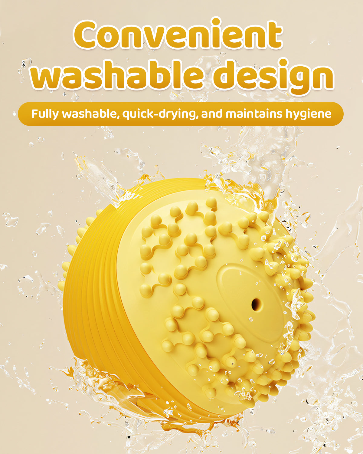 Dog Squeaky Chew Ball – Durable Dental Toy for Aggressive Chewers