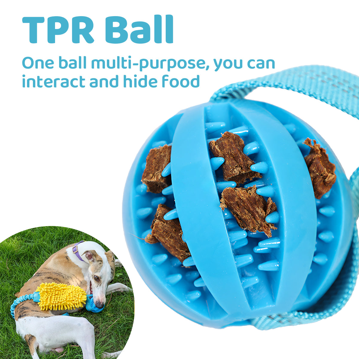 Dog Tug of War Toy – Interactive Chew & Teeth Cleaning Toy