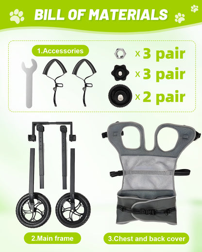 Rear Leg Wheelchair for Large Dogs – Restore Mobility & Freedom