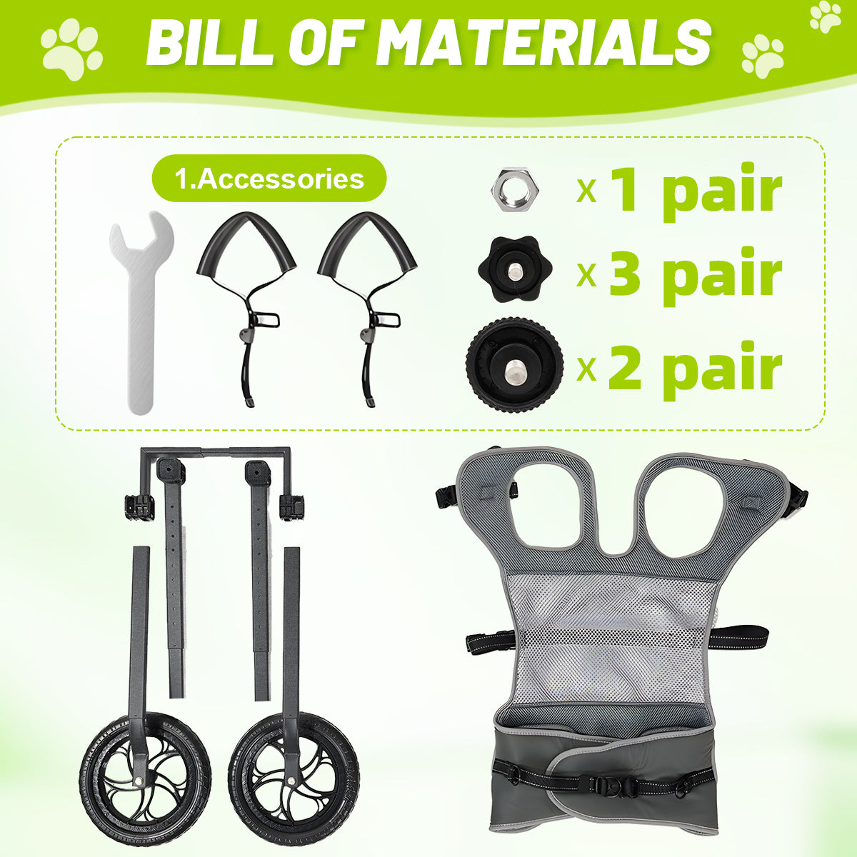 Rear Leg Wheelchair for Large Dogs – Restore Mobility & Freedom